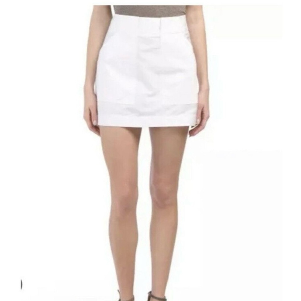 Rag & Bone white mini skirt, size 8, NWT